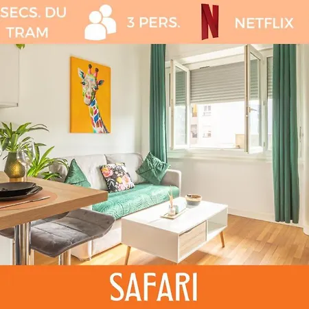 Apartment Zenbnb / Safari / 3 Personnes / 5 Secondes Du Tram Ambilly